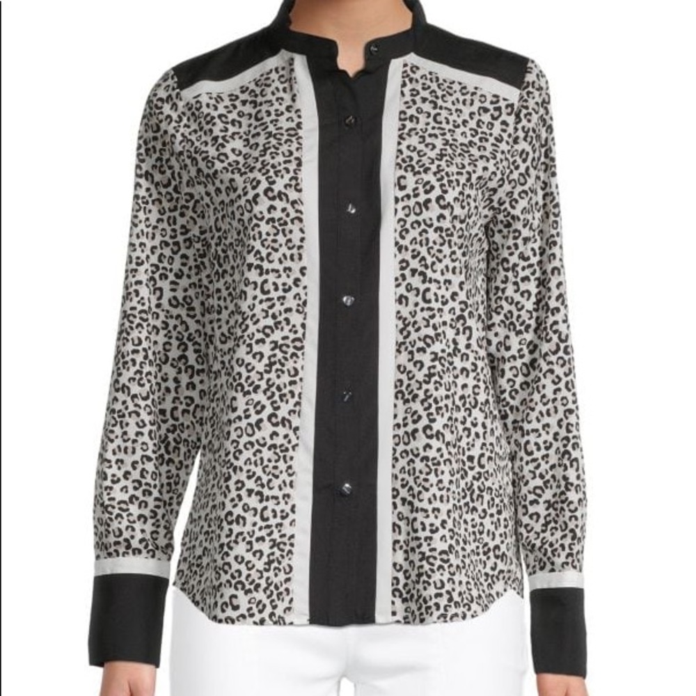 DKNY Leopard Print Shirt